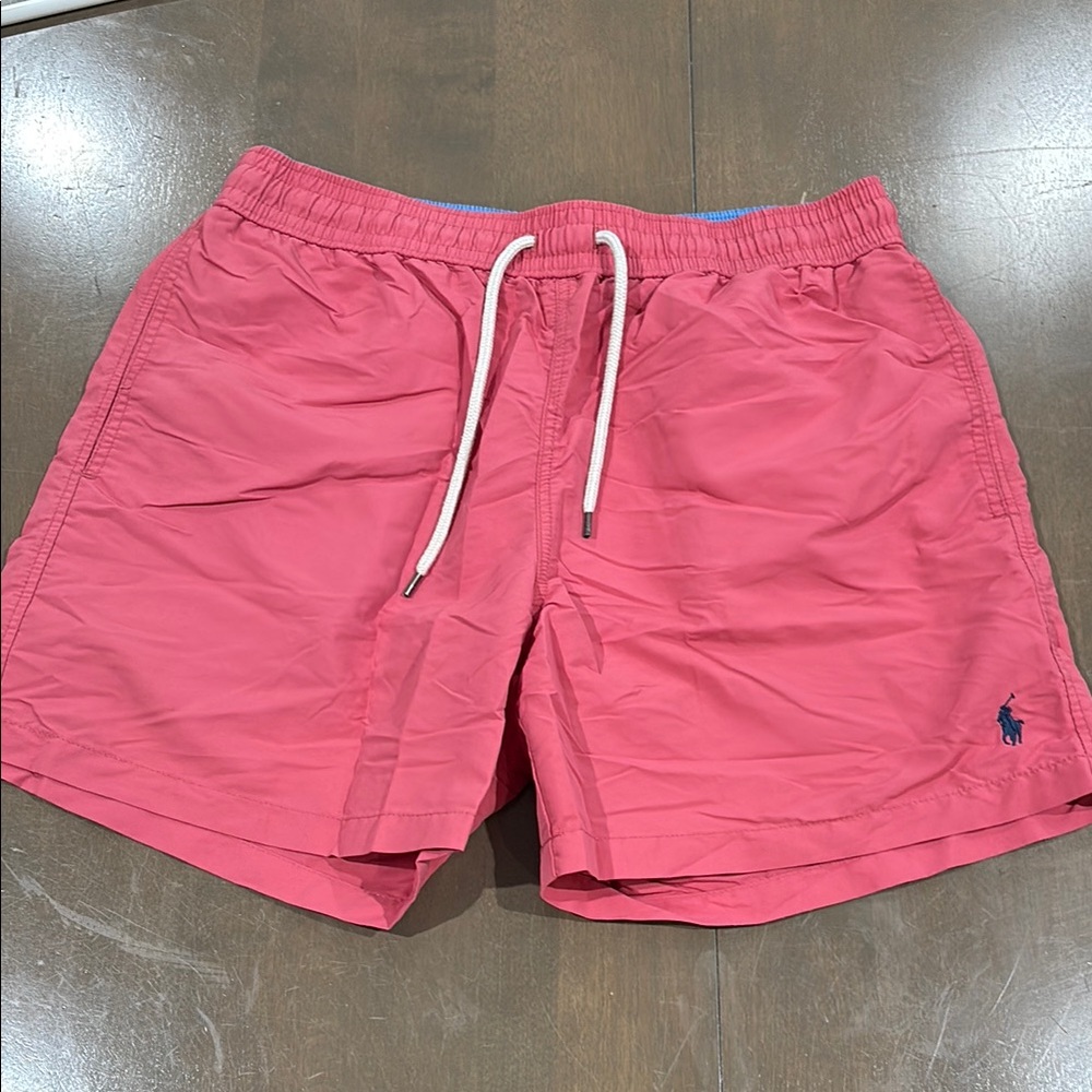 Polo by Ralph Lauren Men's Pink Swim Shorts